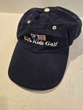 U.S. Kids Golf Hat "I am the Future" Navy White Red Embroidered Youth NEW